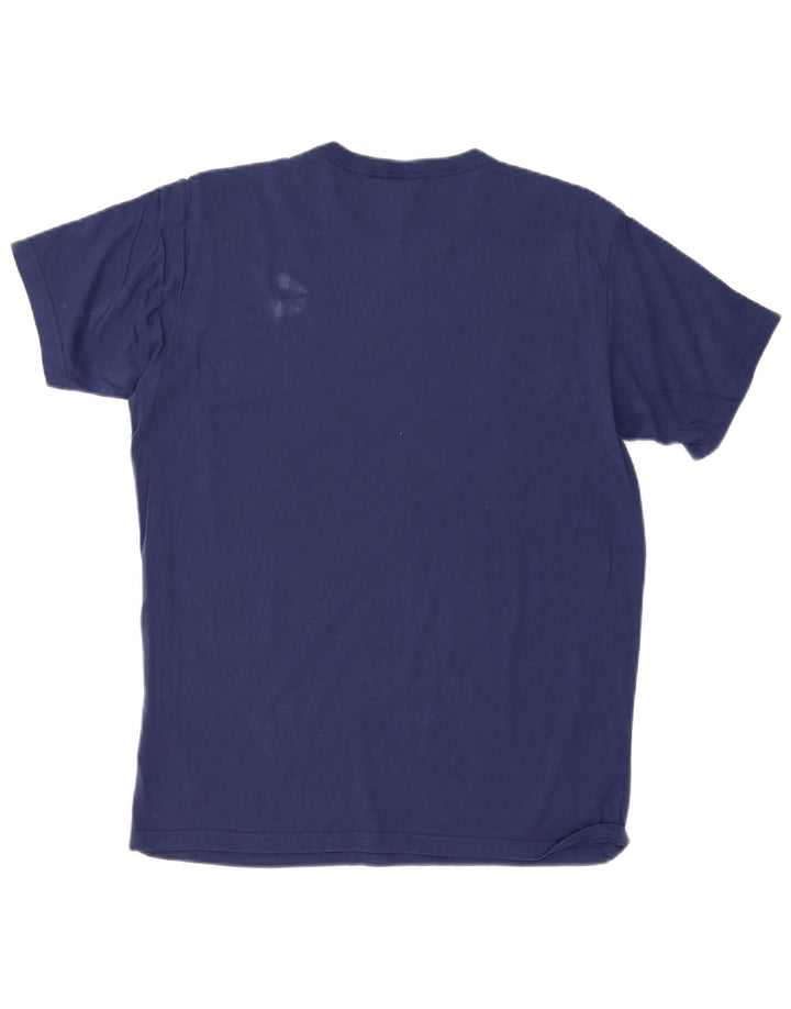 Tricou grafic pentru bărbați G-Star Top mediu din bumbac bleumarin
