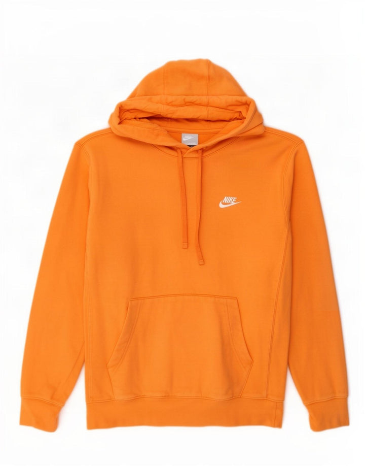 Pulover Nike pentru bărbați, bumbac portocaliu mic