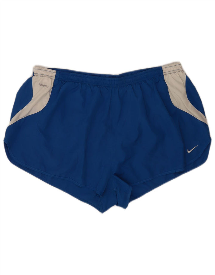 Pantaloni scurți de înot Nike pentru bărbați XL, albastru, poliester color bloc