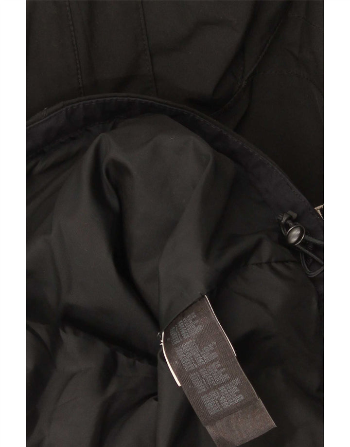 Jachetă Windbreaker supradimensionată pentru femei cu glugă The North Face UK 10 Small Black