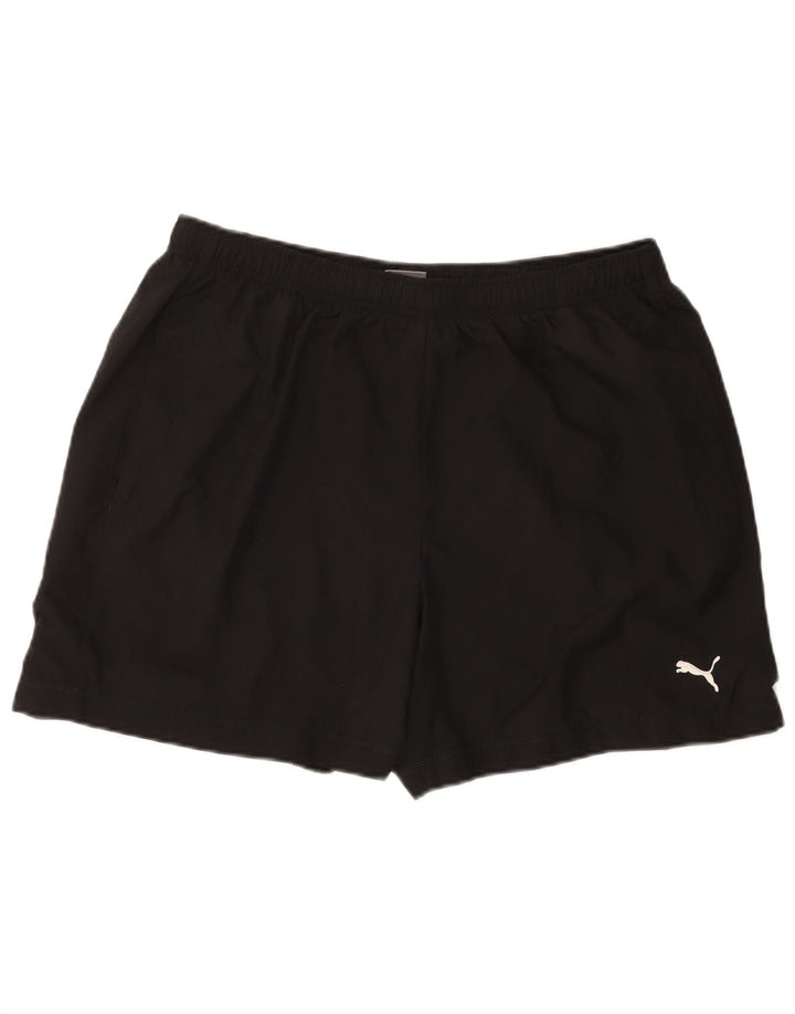 Pantaloni scurți sport pentru bărbați Puma XL poliester negru