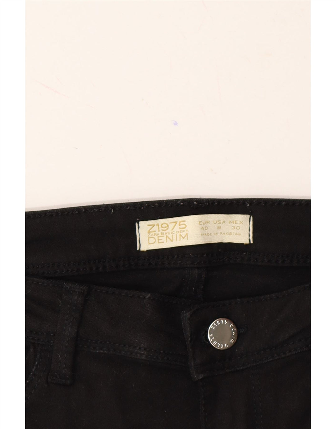 ZARA Womens Skinny Jeans EU 40 Medium W30 L31 Black Vintage Zara and Second-Hand Zara from Messina Hembry 
