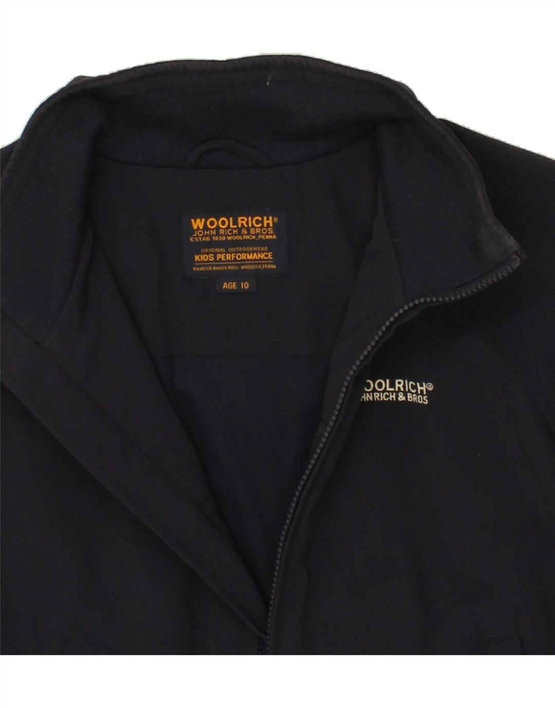 WOOLRICH Boys Bomber Jacket 9-10 Years Navy Blue Nylon Vintage Woolrich and Second-Hand Woolrich from Messina Hembry 