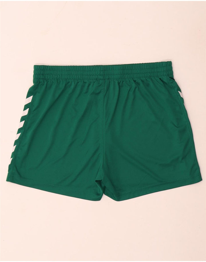 Pantaloni scurți sport grafic pentru bărbați Hummel, mari, verde