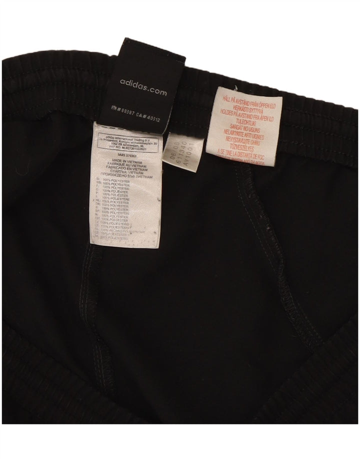 Pantaloni scurți sport adidas băieți 13-14 ani poliester negru