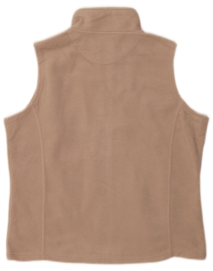 Jachetă fleece pentru femei M&Co UK 18 XL poliester bej