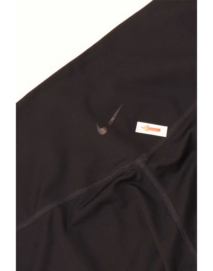 Leggings Nike Dri Fit Graphic pentru femei UK 14 Poliester negru mare