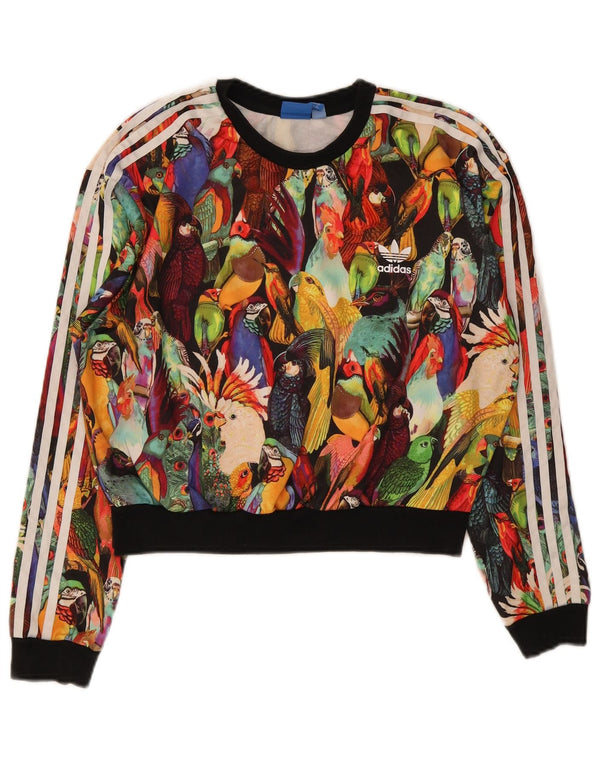 Pulover Adidas Crop pentru femei UK 12 Medium Multicolor