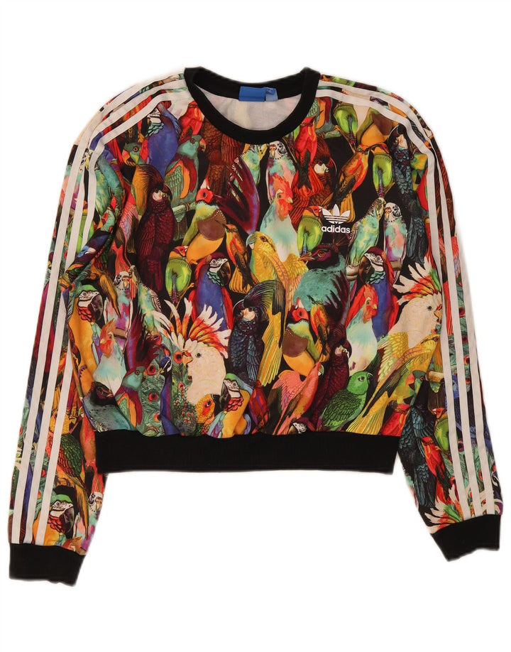Pulover Adidas Crop pentru femei UK 12 Medium Multicolor