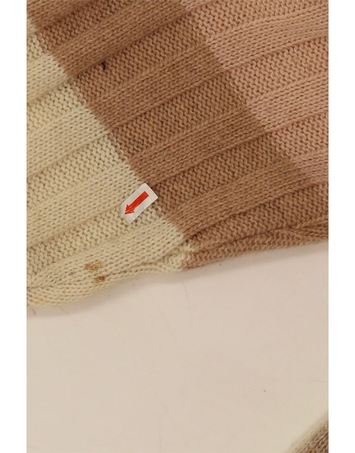 Pulover pentru bărbați Stefanel, cu gât de barcă, 2XL, multicolor, geometric
