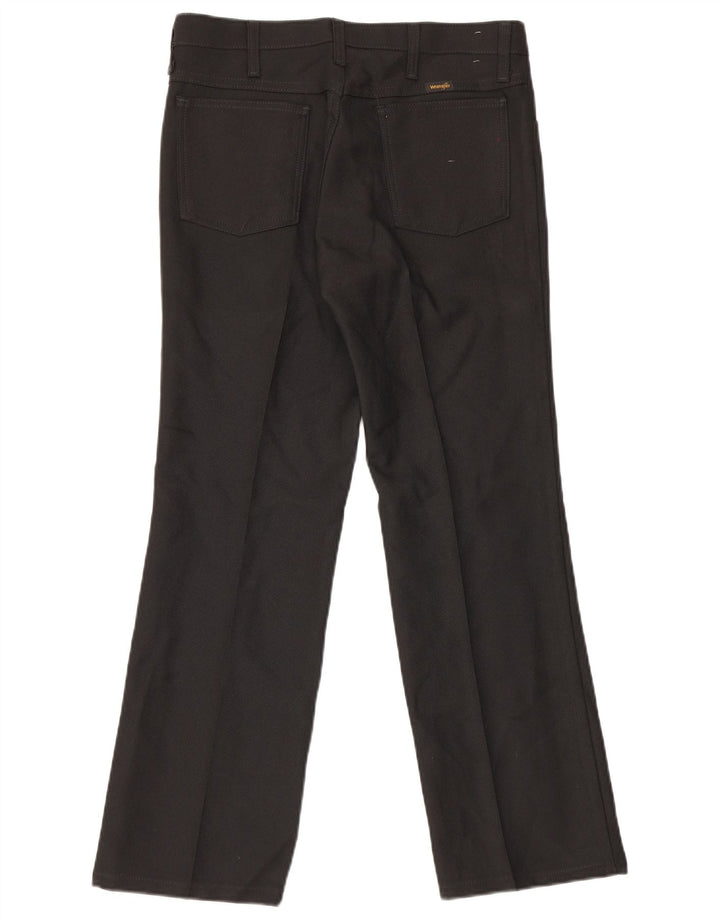 Pantaloni casual drepti pentru bărbați Wrangler W33 L29 Poliester negru