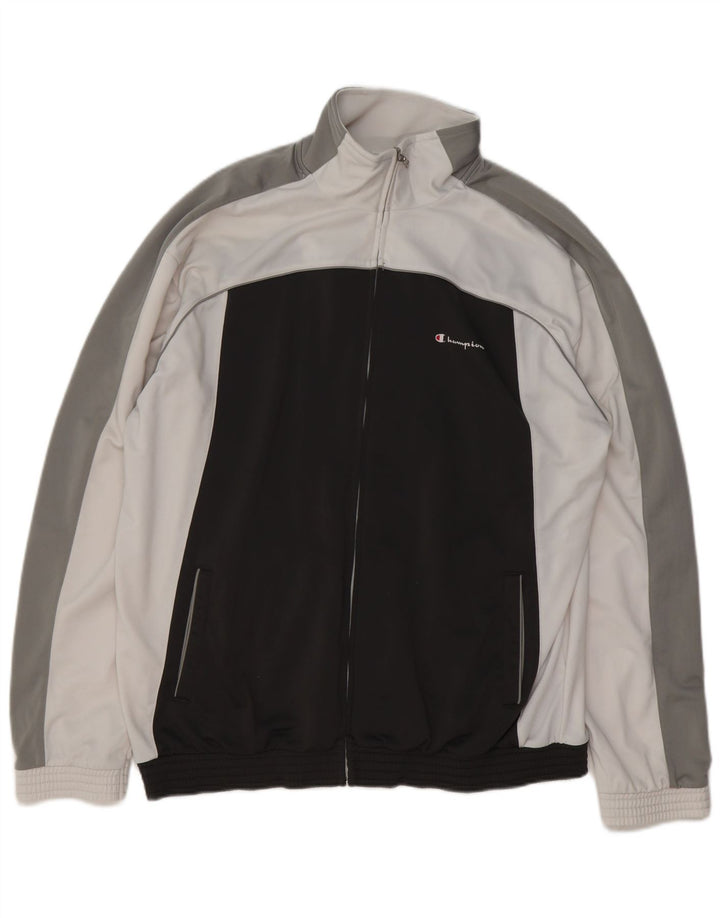 Jachetă pentru trening pentru bărbați Champion, 2XL, poliester negru color bloc