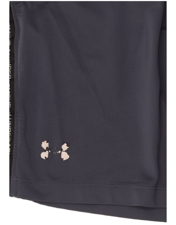 Pantaloni scurți sport grafic Under Armour pentru bărbați, gri, poliester color bloc