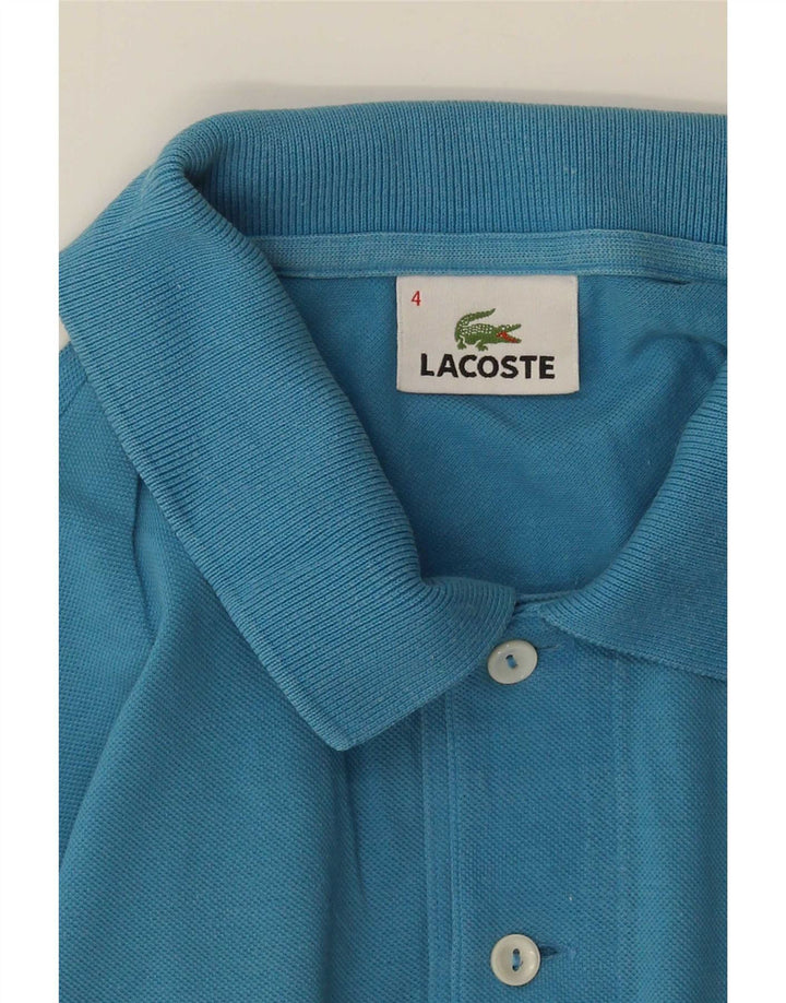 Tricou polo Lacoste pentru bărbați mărimea 4 albastru mediu