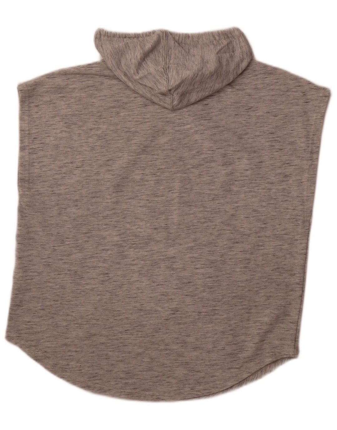 TOMMY HILFIGER Womens Longline Oversized Graphic Vest Top UK 10 Small Grey