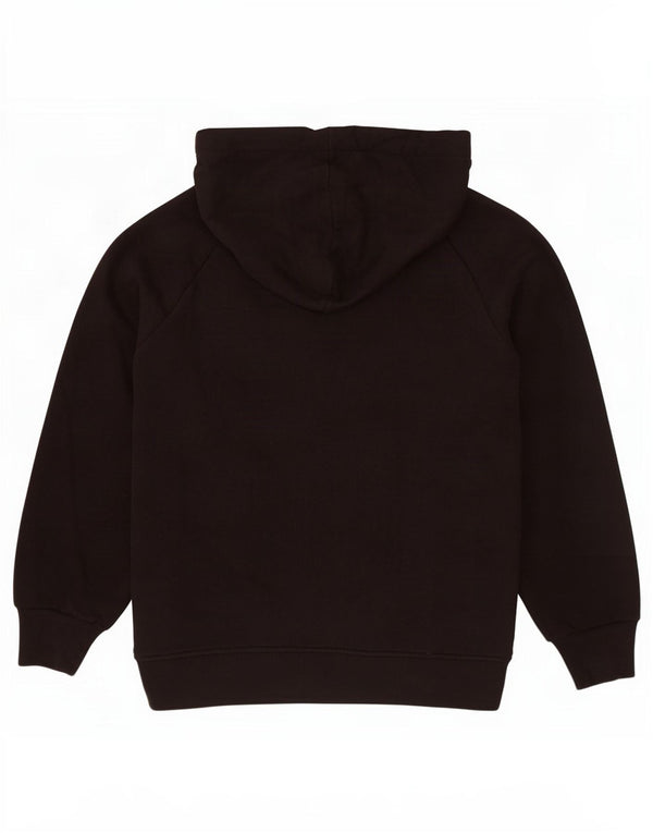 Pulover cu capotă supradimensionat cu grafic Tommy Hilfiger pentru femei UK 6 XS bumbac negru