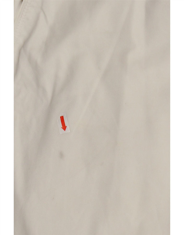 MARKS & SPENCER Pantaloni scurți chino pentru bărbați W34, mare, alb, bumbac