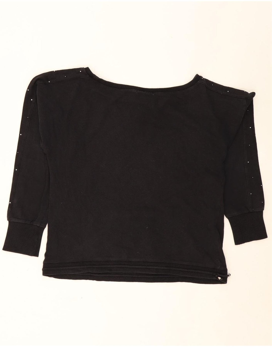 LIU JO Womens Sweatshirt Jumper UK 14 Large Black Vintage Liu Jo and Second-Hand Liu Jo from Messina Hembry 