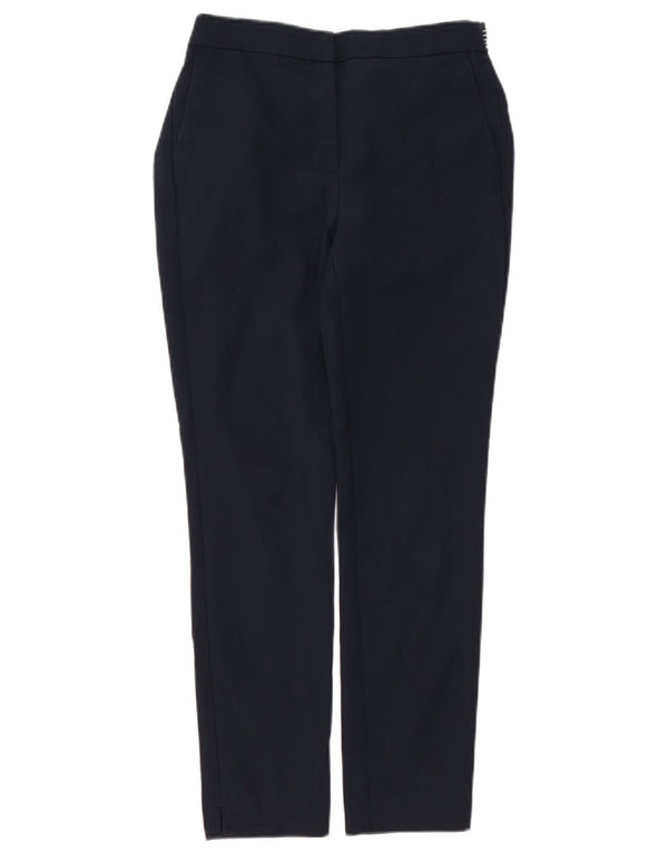 Zara Womens Slim Chino Trousers Small W26 L26 Navy Blue