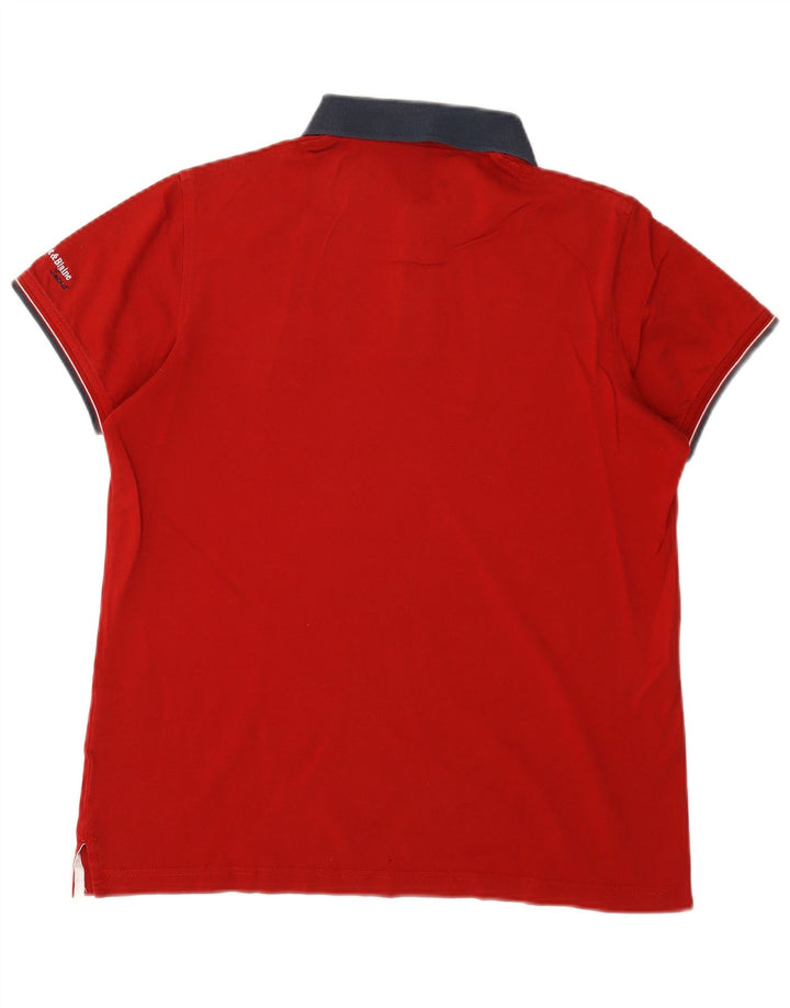 Tricou polo Harmont & Blaine pentru bărbați, bumbac roșu mediu