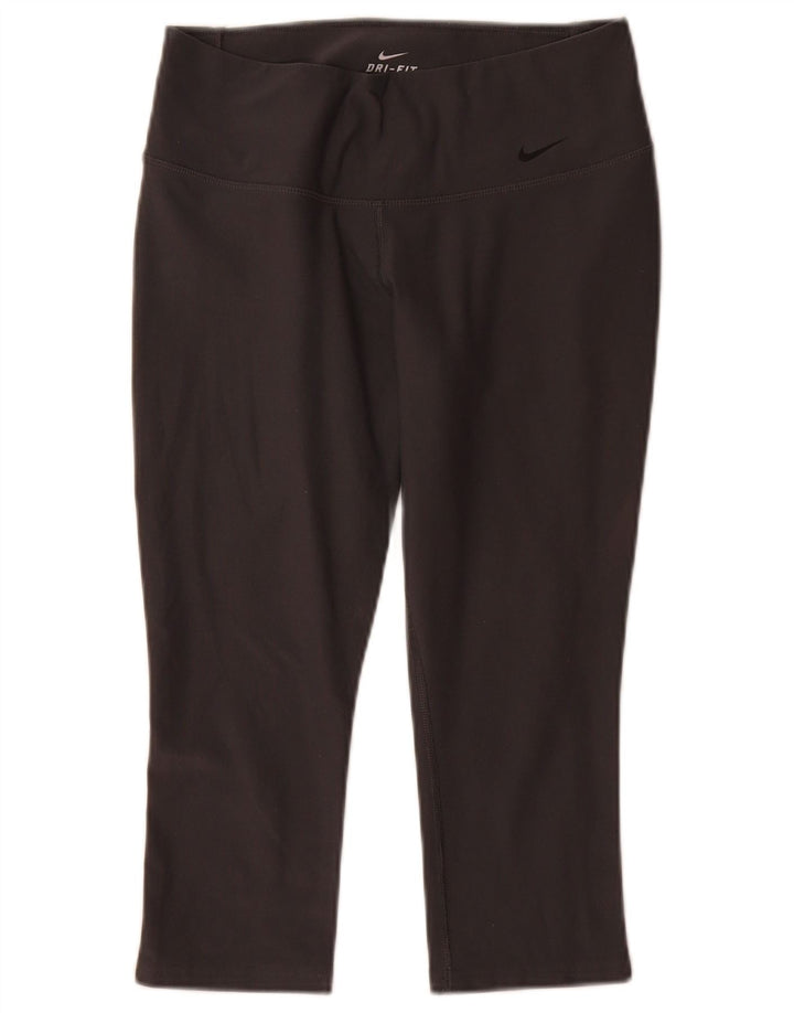 Leggings capri Nike Dri Fit pentru femei UK 8 Small Black