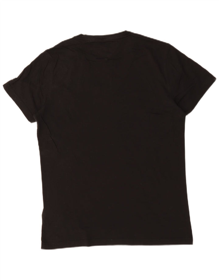 Tricou pentru bărbați Tommy Hilfiger Top mediu negru bumbac