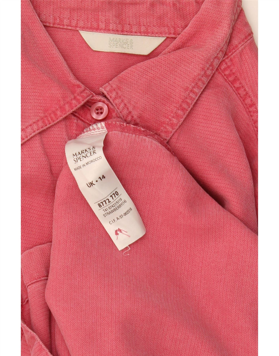 Cămașă pentru femei Marks & Spencer UK 14, mare, roz Lyocell