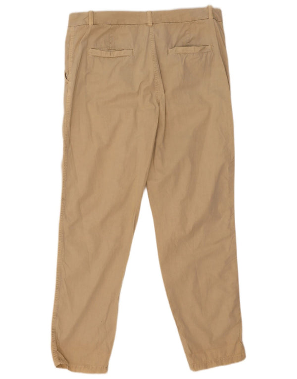 Pantaloni chino conici pentru femei Marks & Spencer UK 12 Medium W32 L28 Bej