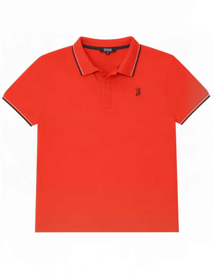 Trussardi tricou polo pentru bărbați XL roșu