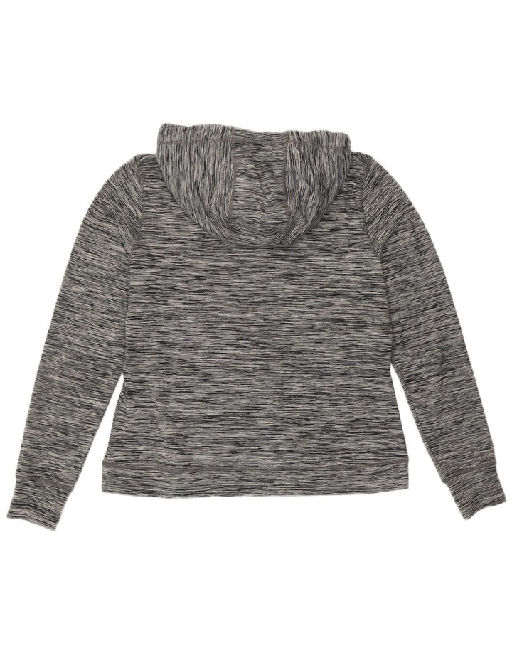 Pulover Superdry pentru damă, cu grafică, UK 12, poliester cu pături, gri mediu