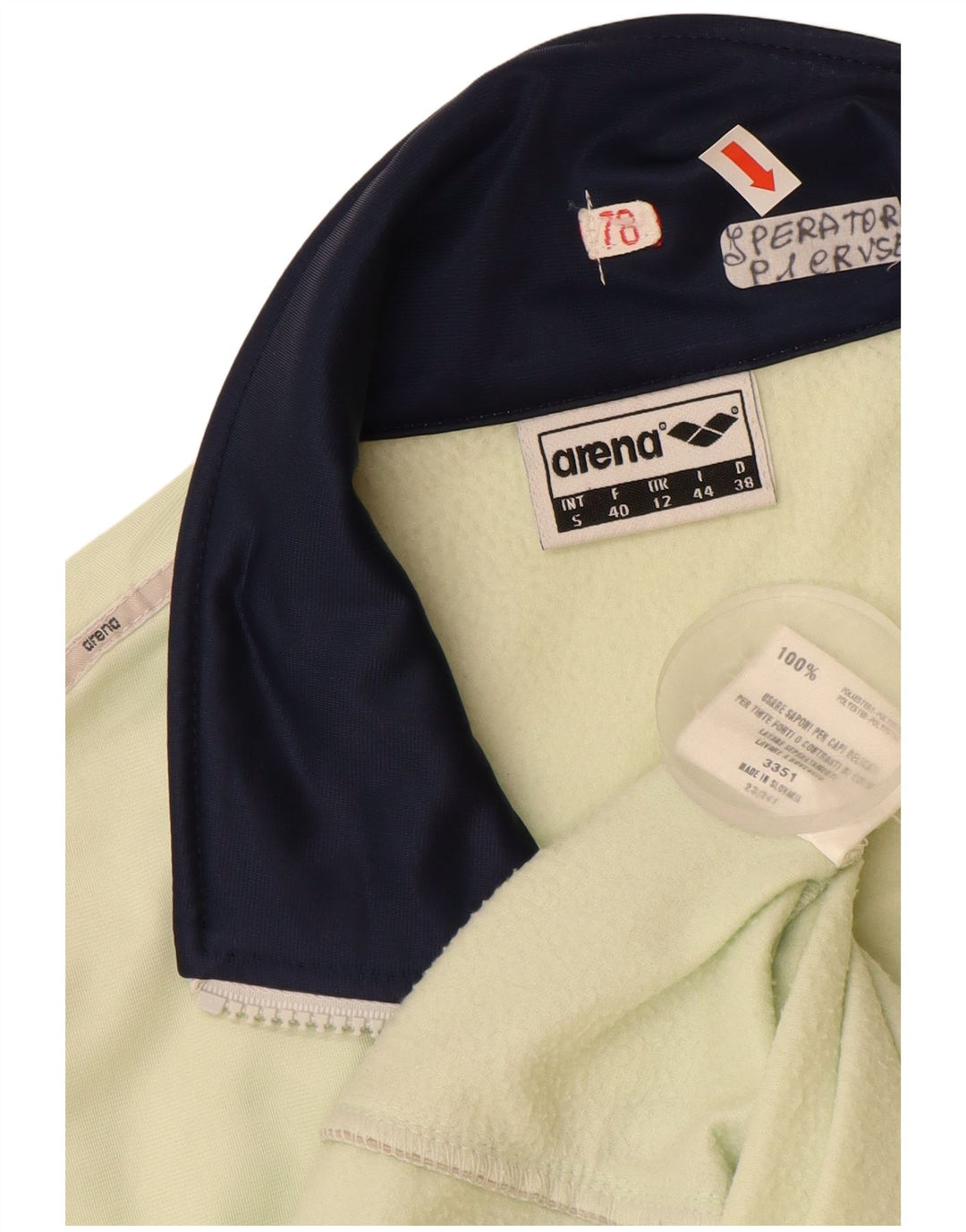 Jachetă de trening pentru femei ARENA UK 12 Poliester verde mediu