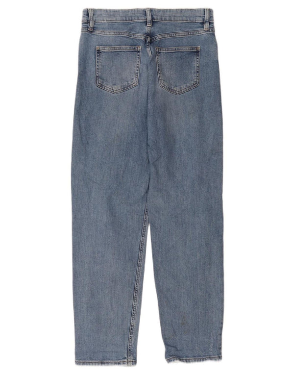 Blugi conici învechiți pentru femei Marks & Spencer UK 10 Small W30 L29 Blue