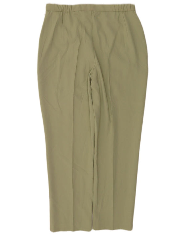 Marks & Spencer Pantaloni casual conici pentru femei UK 14 Large W32 L27 Green