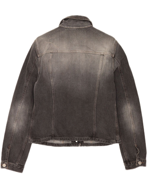 Jachetă de blugi pentru femei Benetton UK 16, mare, gri bumbac