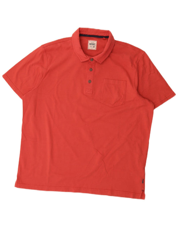 Tricou polo pentru bărbați Fat Face 2XL bumbac roșu