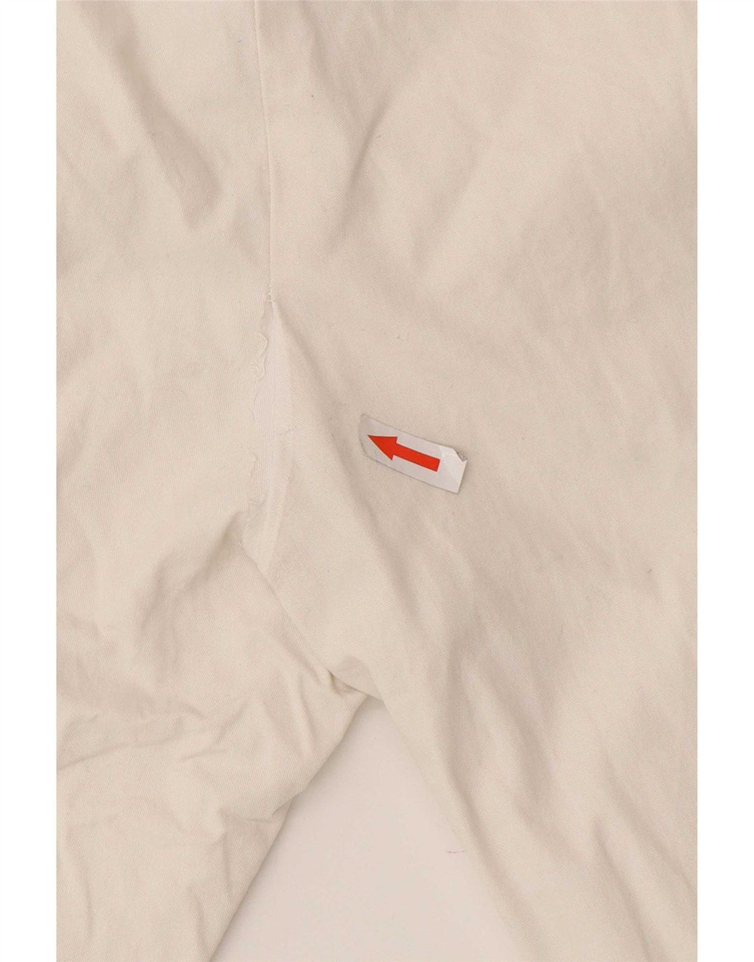 Pantaloni chino slim pentru femei Zara Mediu L32 L30 Bumbac alb