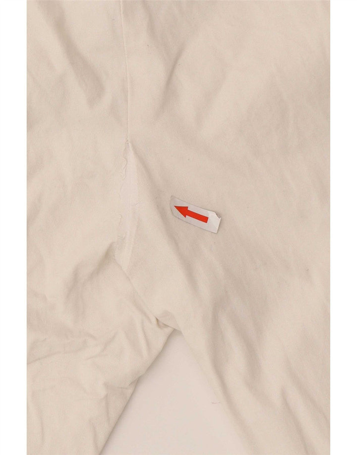 Pantaloni chino slim pentru femei Zara Mediu L32 L30 Bumbac alb