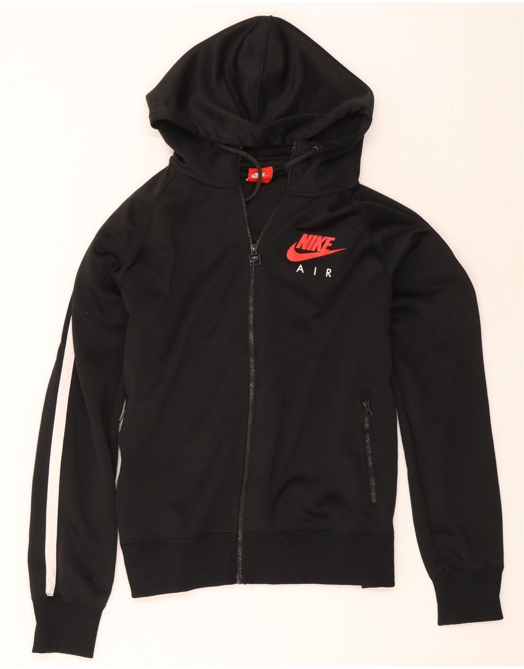 Pulover Nike Air Zip pentru bărbați, mare, negru, poliester color bloc