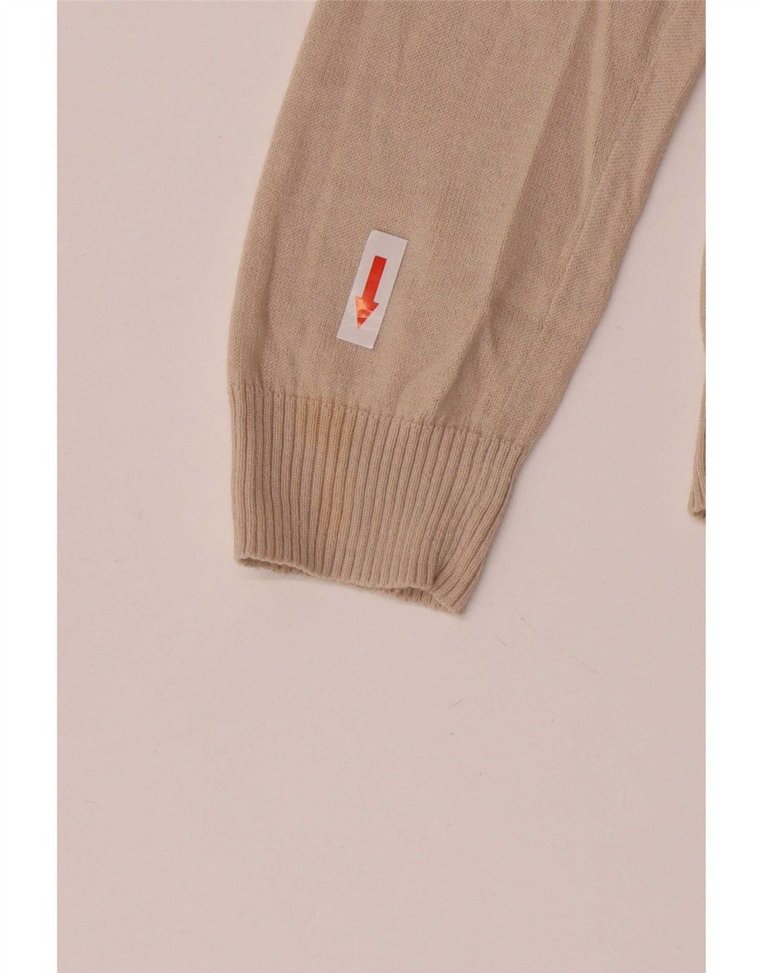 Pulover Cardigan pentru Damă Zara UK 12 Medium Bej Bumbac