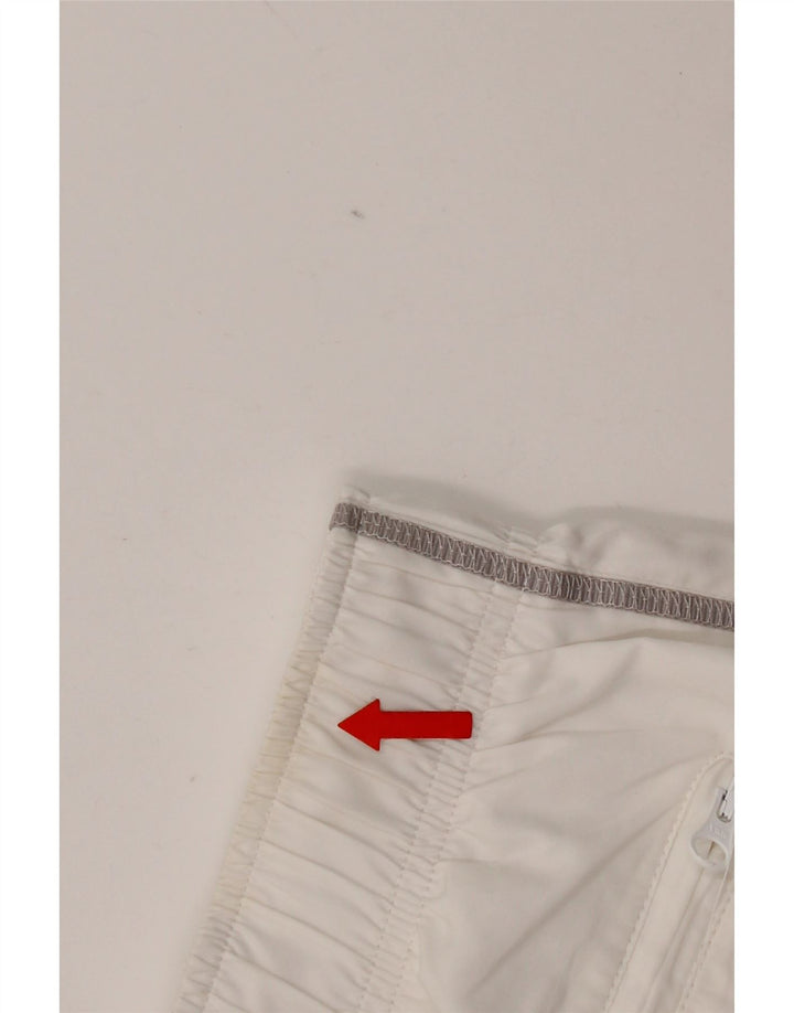 Pantaloni scurți sport grafic Nike pentru bărbați, mari, alb, din poliester