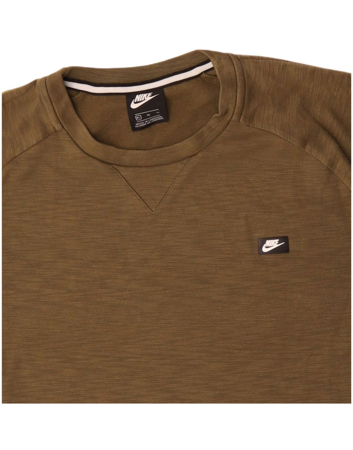 Pulover NIKE pentru bărbați, XL, bumbac cu pete kaki