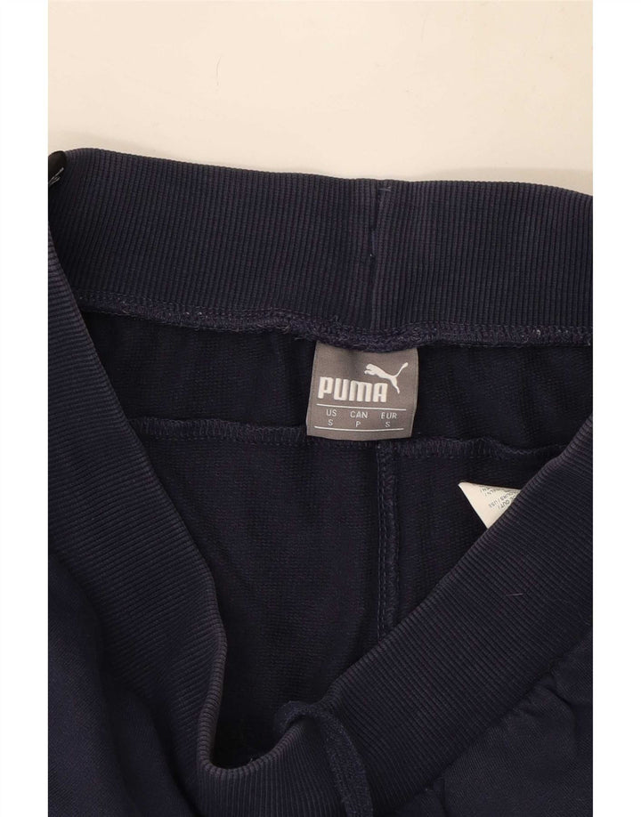 Pantaloni scurți sport grafic Puma pentru bărbați, mici, albastru, bumbac