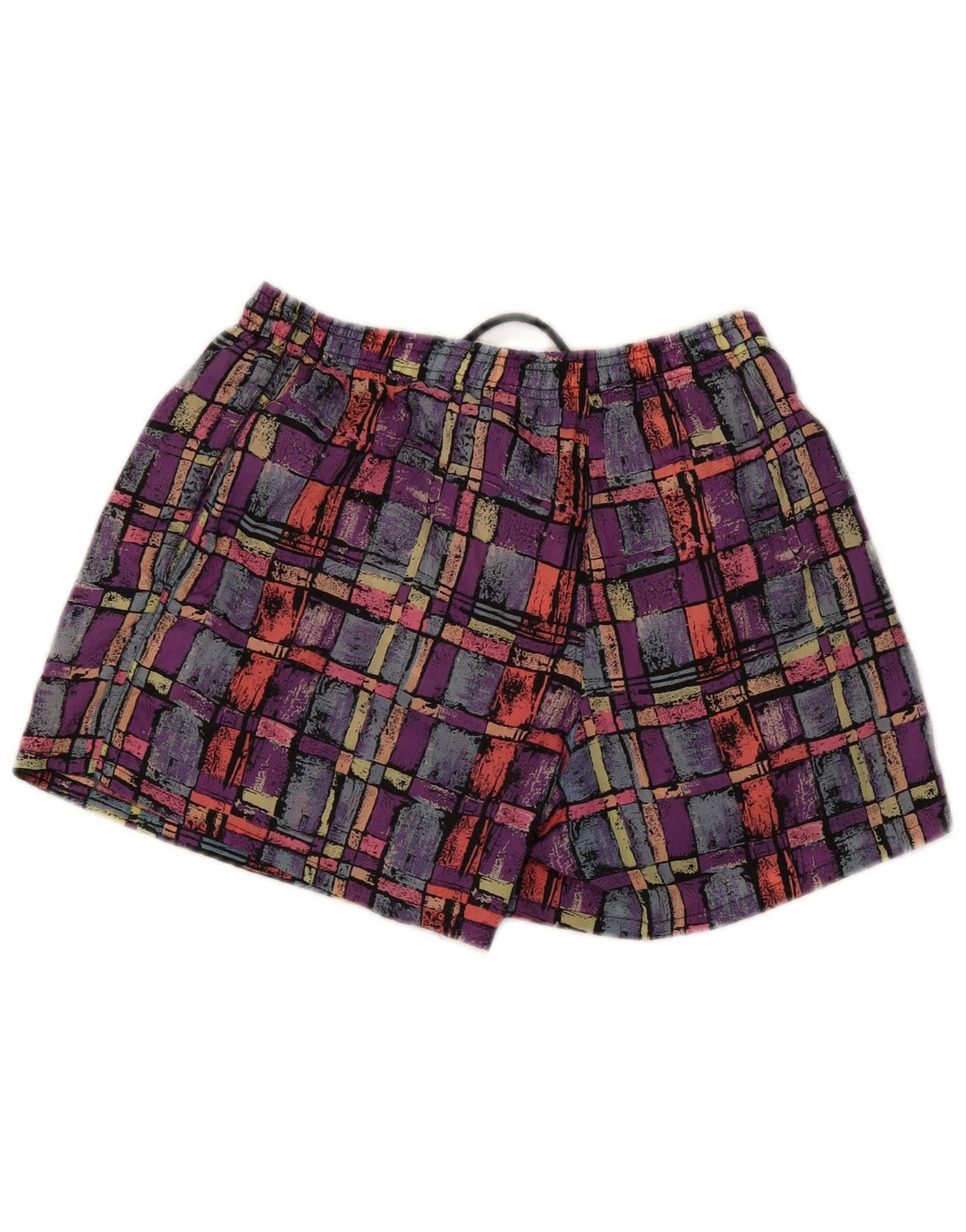 Pantaloni scurți de înot pentru bărbați Santostefano, poliamidă geometrică multicoloră mică