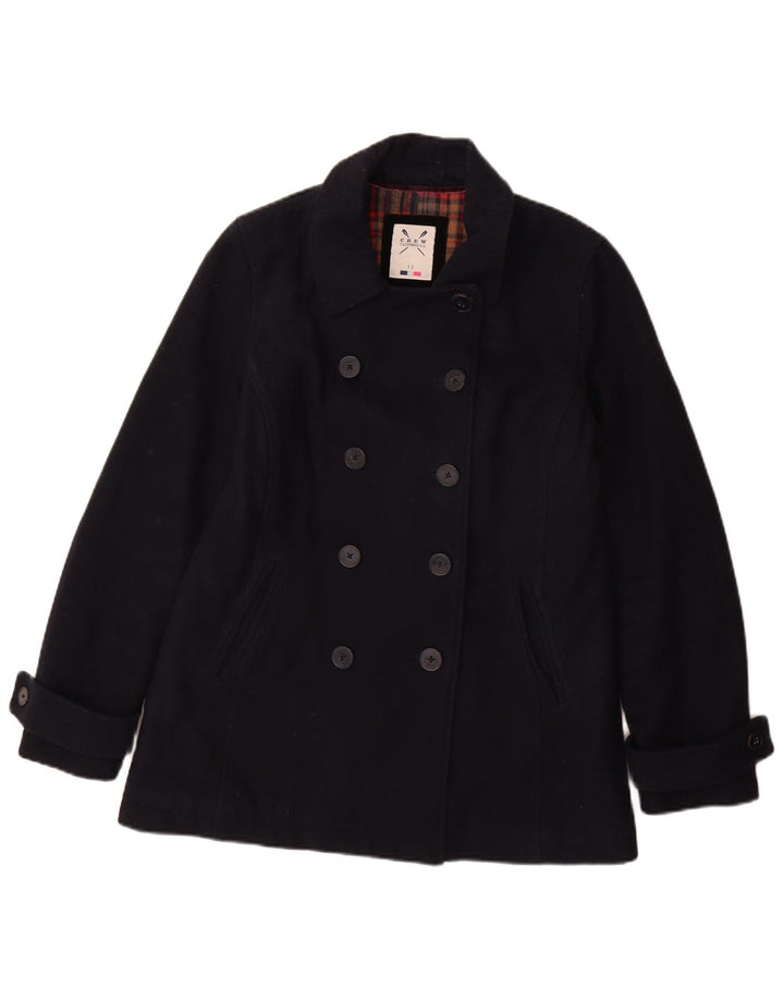 Crew Clothing Palton pentru femei UK 12 Mediu Lână bleumarin