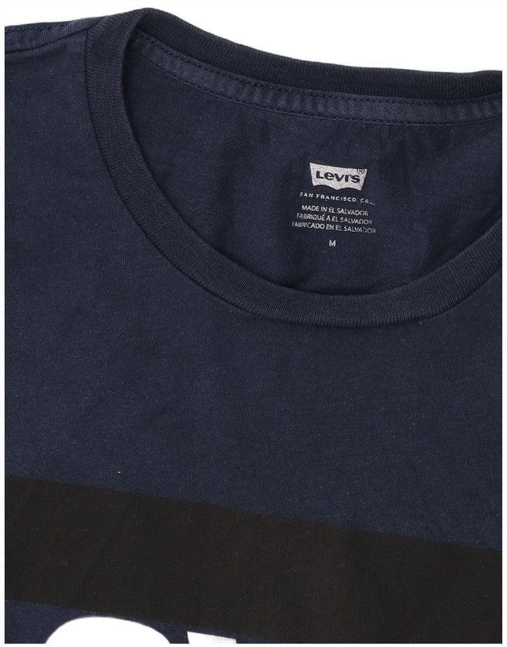 Tricou grafic pentru bărbați LEVI'S Top Mediu Bleumarin
