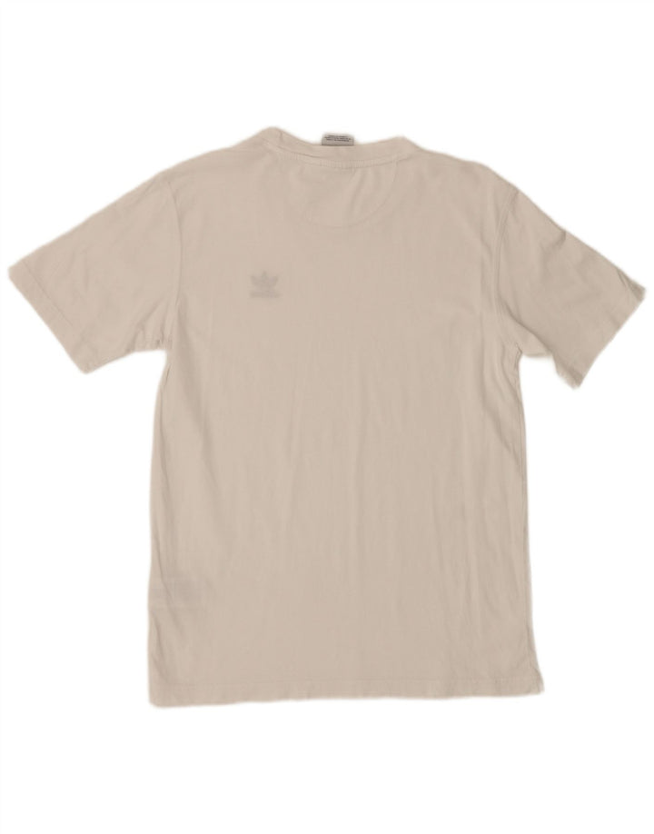 Tricou pentru bărbați Adidas Top mic, alb, bumbac