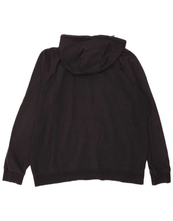 Pulover Nike pentru femei, supradimensionat, cu fermoar, UK 18 XL, bumbac negru