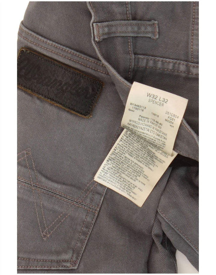 Blugi WRANGLER Spencer Straight pentru bărbați W32 L32 bumbac gri