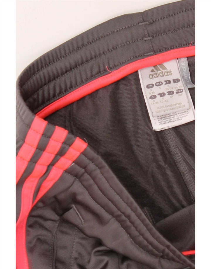 Pantaloni de trening Adidas pentru femei UK 8/10 Poliester mic gri