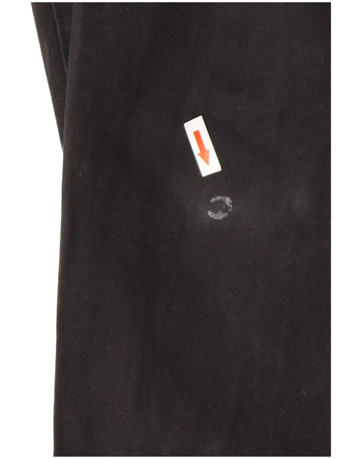 MARKS & SPENCER Pantaloni chino conici pentru bărbați Blue Harbour W36 L33 Negru